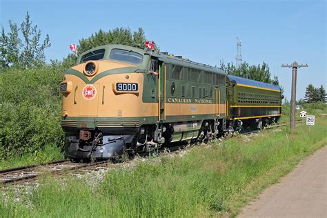 Railpictures.ca - colin arnot Photo: CN F3A 9000 hauling the Canada Day train at The Alberta ...