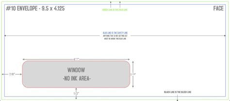 Envelope 10 Template Word