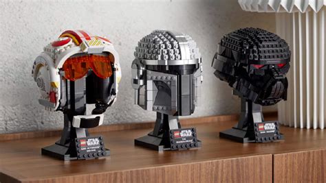 STAR WARS LEGO Helmets Introduce Luke, Mando, and Dark Trooper Sets ...