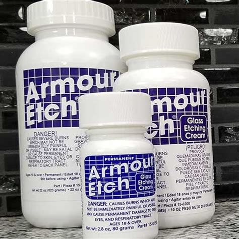 Armour Etch Glass Etching Cream Instructions - Etchworld.com - Glass Etching Supplies Superstore ...