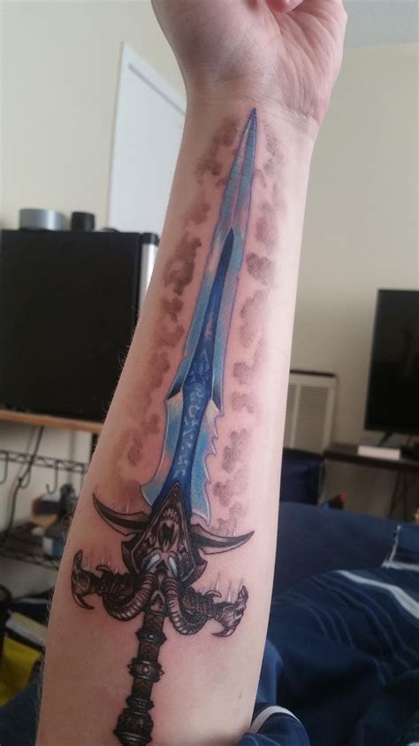 Frostmourne Tattoo [OC] : wow