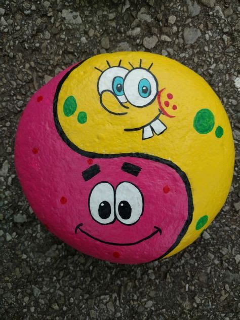 230 ROCK PAiNTiNG.....CarToOn cHAraCtErS ideas | painted rocks, stone painting, rock art