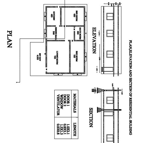 Residential building plan - CAD Files, DWG files, Plans and Details