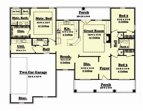 1700 Sq Ft Ranch House Plans With Basement - Openbasement