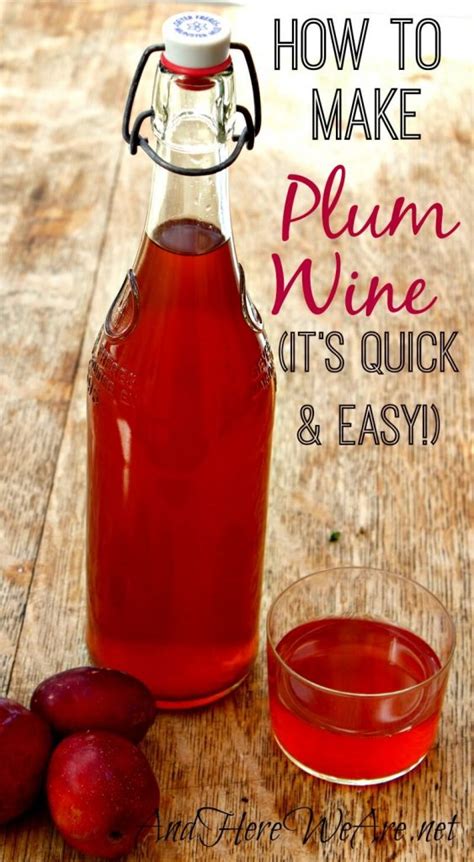 Quick easy plum wine – Artofit