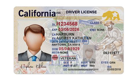 drivers license psd template - buy fake id photoshop template | Id card template, Drivers ...