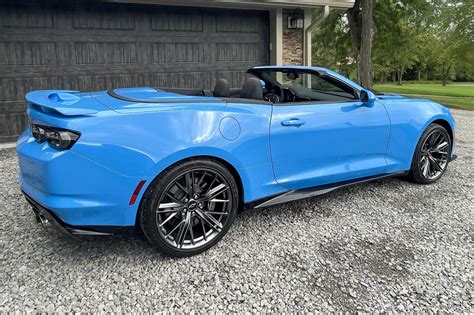 Rapid Blue 2023 Chevy Camaro ZL1 Convertible Seeks New Owner, Appearance Not Important ...