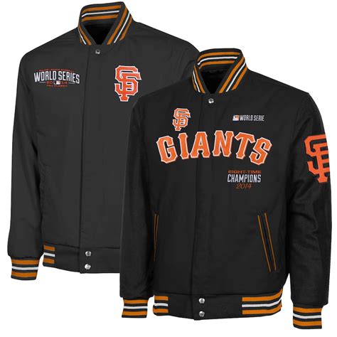 Men's San Francisco Giants JH Design Black 2014 World Series Champions ...