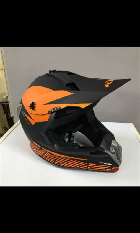 KTM Motorcross Helmet, Sports Equipment, Bicycles & Parts, Parts & Accessories on Carousell