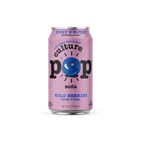 Culture Pop Sparkling Prebiotic Soda, Wild Berry, 12 Fl Oz Cans (Pack of 24) - Walmart.com ...