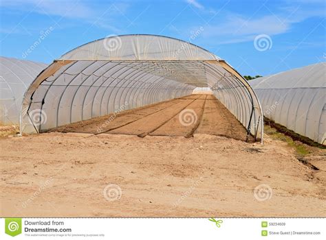 A Polythene Greenhouse Stock Photo - Image: 59234609