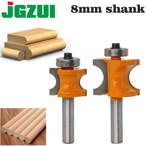 1Pc Bullnose Router Bit Set C3 Carbide Tipped 8mm" Shank Woodworking cutter-in Milling Cutter ...