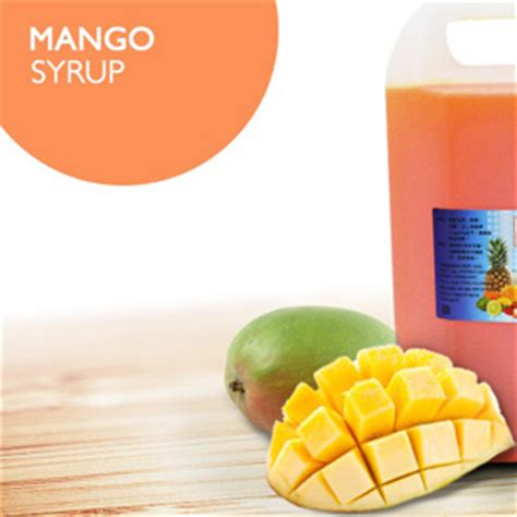 Mango Syrup Singapore|One Stop Bubble Tea Materials Supplier