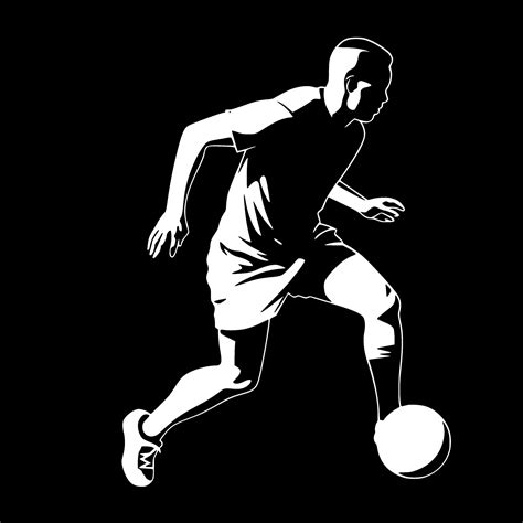 Football - Black and White Isolated Icon - Vector illustration 30764214 ...