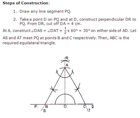 How to construct an equilateral triangle of given length of altitude ...