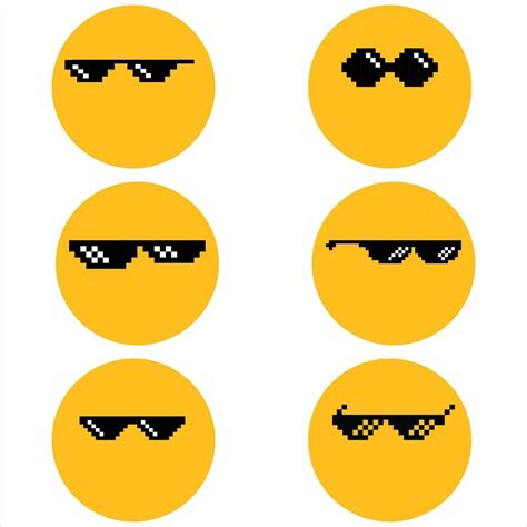 Thug life glasses 14990511 Vector Art at Vecteezy