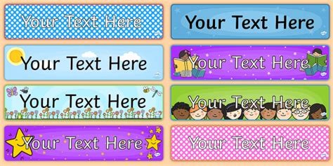 Classroom Display Banners (Teacher-Made)