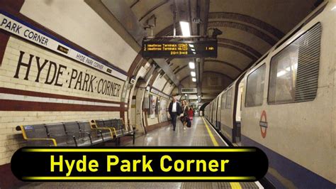 Tube Station Hyde Park Corner - London 🇬🇧 - Walkthrough 🚶 - YouTube