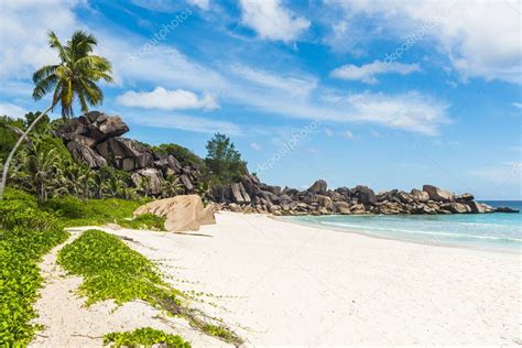 Grand Anse beach — Stock Photo © fyletto #166750832