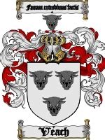 Veach Family Crest / Coat of Arms JPG or PDF Image Download - Coat of Arms