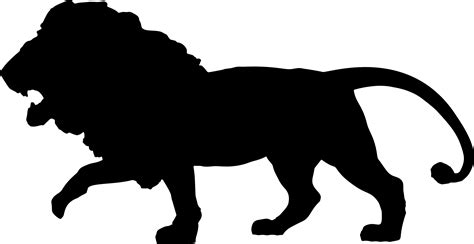 Silhouette African wild dog Lion Clip art - king of animals png ...