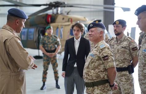 King visits King Abdullah II Airbase | Jordan Times