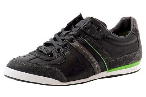 Hugo Boss Men's Aki Leather Sneakers Shoes | eBay