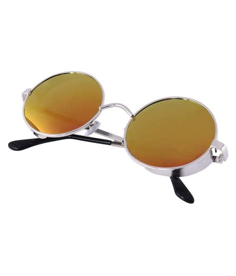 Tecbasket - Yellow Round Sunglasses ( Retro Steampunk ) - Buy Tecbasket - Yellow Round ...