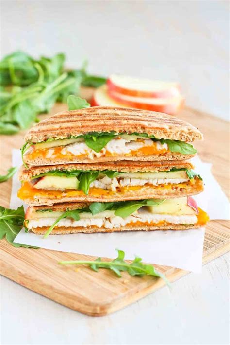 Turkey Panini Recipe with Apple, Cheddar & Arugula | Cookin' Canuck