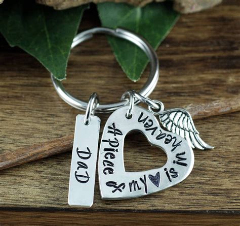 Personalized Memorial Keychain Remembrance Keychain | Etsy