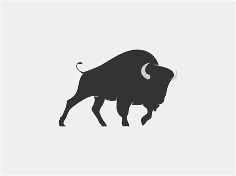 bison vector silhouette 11139406 Vector Art at Vecteezy