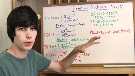 How To Calculate Braking Distance Formula