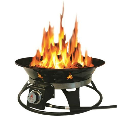 Outland Firebowl Cypress 21. Steel Portable Propane Fire Pit with Cover & Carry Kit - Walmart ...