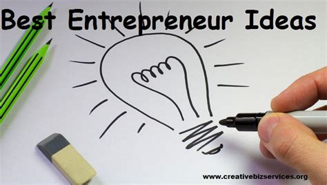 Best entrepreneur ideas to stimulate your skill in creative business ideas