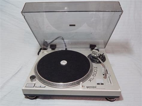 Gemini XL-500 II DJ Turntable Record Player No Cartridge | Turntable record player, Record ...