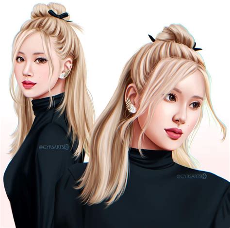 Netizens are surprised by BLACKPINK Rosé’s fan art – Pannkpop