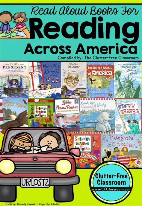 READ ACROSS AMERICA ACTIVITIES, BOOK IDEAS, and PRINTABLES for KIDS | Reading specialist, Dr ...