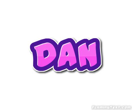 Dan Logo | Free Name Design Tool from Flaming Text