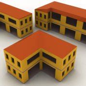 Office rectangular, L-shape and atrium buildings. | Download Scientific Diagram