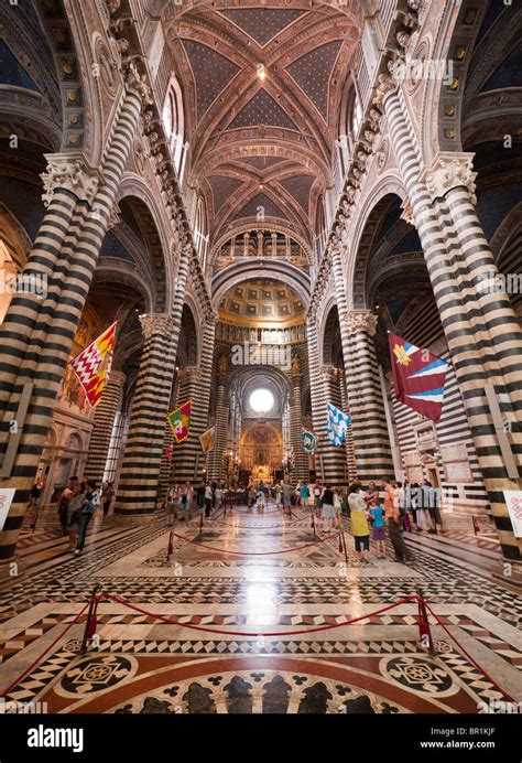 Interior view of the Siena cathedral in Tuscany, Italy Stock Photo - Alamy