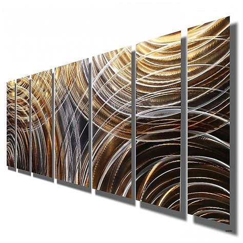 15 Best Collection of Geometric Modern Metal Abstract Wall Art