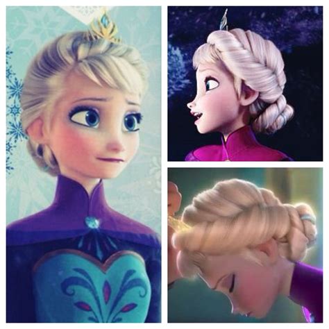 Frozen - Elsa's updo | Elsa hair, Flower girl hairstyles, Princess updo