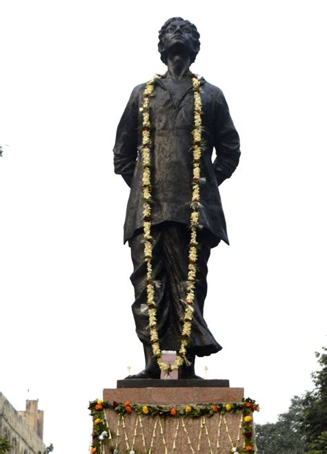 Decorated statue of Khudiram Bose on his birth anniversary