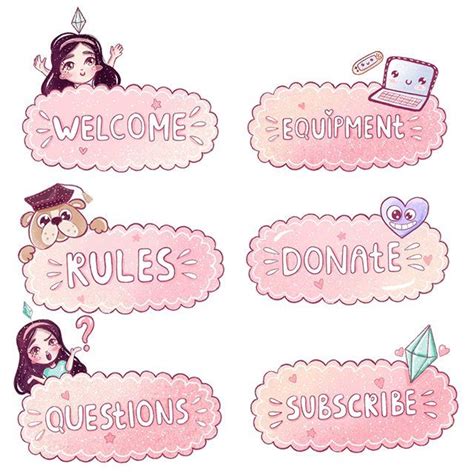 Discord Rules Template Cute