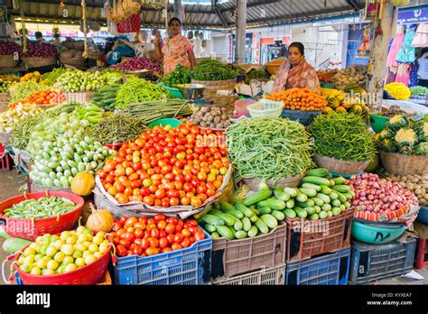 India, Karnataka, , Belur, Market Stock Photo - Alamy