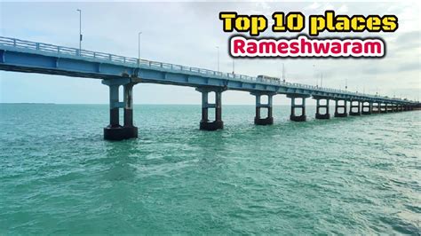 Top 10 places to visit in Rameshwaram | Dhanushkodi Beach Point - YouTube