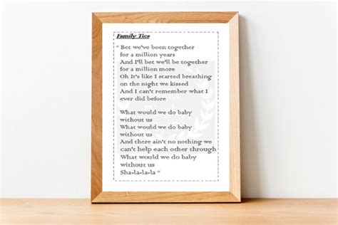 Family Ties Theme Song Printable Artwork Print | Etsy