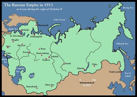 Russia map 1900 - Map of Russia 1900 (Eastern Europe - Europe)