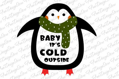 Christmas Penguin,quotes,digital Art,PNG Graphic by FUNDESIGNSTORE · Creative Fabrica