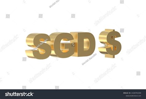 Singaporean Dollar Currency Symbol Singapore Golden Stock Illustration 2100791044 | Shutterstock